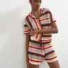 Tskaia Strick-Shorts