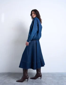 Tsleah Longrock mit hoher Taille