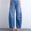 Tsemma High-Rise-Jeans in Barrel-Passform