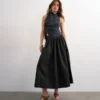 Tssally Langrock mit niedriger Taille