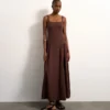 Tssvea Midi-Kleid
