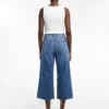 Tsvera High Rise Wide Fit – Cropped-Jeans