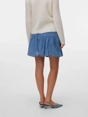 Vmadine kurzer Rock mit hoher Taille als Shorts