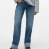 Vmallison Jeans mit mittlerer Leibhöhe und gerader Passform