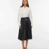 Vmalva kurzer Rock mit hoher Taille als Shorts