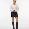 Vmalva kurzer Rock mit hoher Taille als Shorts