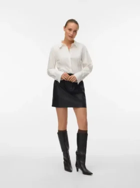 Vmalva kurzer Rock mit hoher Taille als Shorts