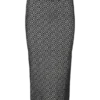 Vmaria langer Rock mit hoher Taille