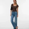 Vmasta Low-Rise-Jeans mit Bootcut-Passform