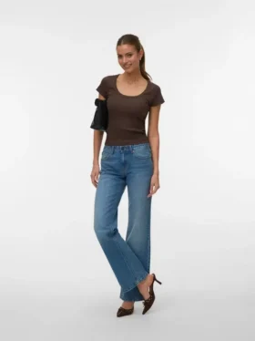 Vmasta Low-Rise-Jeans mit Bootcut-Passform