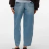 Vmbillie High-Rise-Jeans im Barrel-Fit
