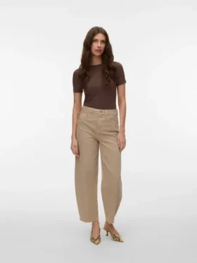 Vmbillie High-Rise-Jeans in Barrel-Fit