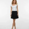 Vmbliss kurzer Rock mit hoher Taille als Shorts