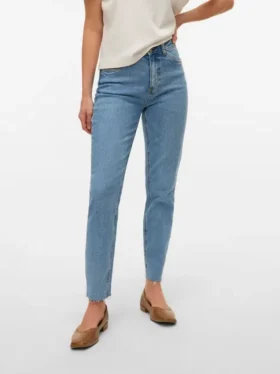 Vmbrenda High-Rise-Mom-Fit-Knöchel-Jeans