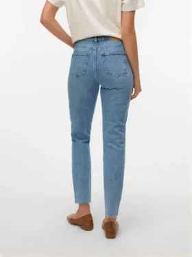 Vmbrenda High-Rise-Mom-Fit-Knöchel-Jeans