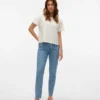 Vmbrenda High-Rise-Mom-Fit-Knöchel-Jeans
