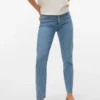 Vmbrenda High-Rise-Mom-Fit-Knöchel-Jeans