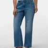 Vmcastra Low-Rise-Jeans mit ausgestelltem Schnitt