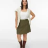 Vmcelly kurzer Rock mit hoher Taille als Shorts