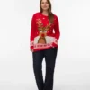 Vmcfrostydeer Strickpullover