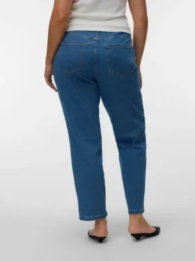Vmclusia Mom-Fit-Jeans mit hoher Leibhöhe