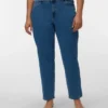 Vmclusia Mom-Fit-Jeans mit hoher Leibhöhe