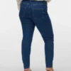 Vmclusia Slim-Fit-Jeans mit hoher Taille