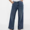 Vmcmira Mid Rise Wide Fit – Cropped-Jeans