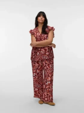 Vmcnellie Hose mit hoher Taille