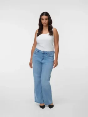 Vmcolivia High-Rise-Jeans in gerader Passform