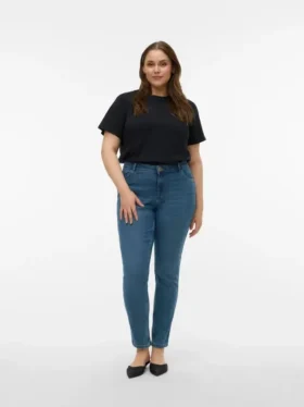 Vmcpaige Mid-Rise-Jeans in Skinny-Fit