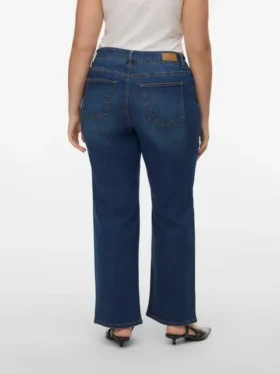 Vmcstellastretch Jeans mit mittlerer Leibhöhe und weitem Bein