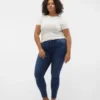 Vmctanya Mid-Rise-Jeans in Skinny-Passform