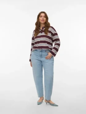 Vmctessa High-Rise-Mom-Fit-Jeans