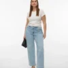 Vmctessa Jeans mit hoher Leibhöhe und weitem Bein