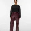 Vmctessa Jeans mit hoher Leibhöhe und weitem Bein
