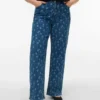 Vmctessa Jeans mit hoher Leibhöhe und weitem Bein