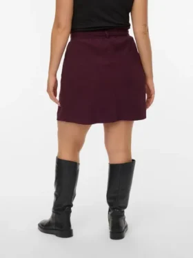 Vmcvilja Kurzer Cordrock-Rock mit hoher Taille