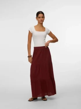 Vmdicthe langer Rock mit hoher Taille