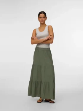 Vmdicthe langer Rock mit hoher Taille