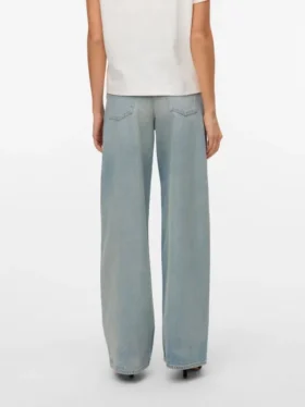 Vmelina Super High Rise Jeans mit weitem Bein