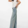 Vmelina Super High Rise Jeans mit weitem Bein
