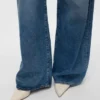 Vmelina Super High Rise Jeans mit weitem Bein