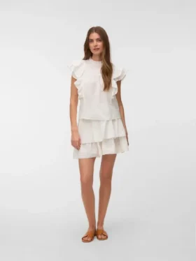 Vmelix kurzer Short-Rock mit hoher Taille