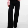 Vmelly Jeans mit mittlerer Leibhöhe und weitem Bein