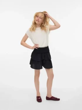 Vmemma kurzer Rock mit hoher Taille als Shorts