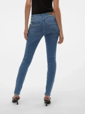 Vmempower Mid Rise Skinny Fit Jeans