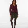 Vmetta kurzer Short-Rock mit hoher Taille