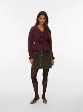 Vmetta kurzer Short-Rock mit hoher Taille