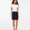 Vmetta kurzer Short-Rock mit hoher Taille